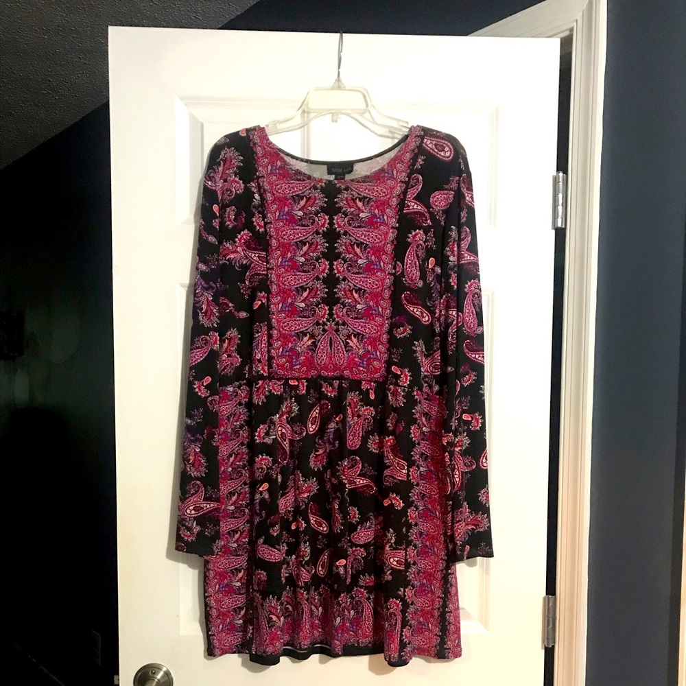 Beautiful J Jill Paisley Dress Sz L